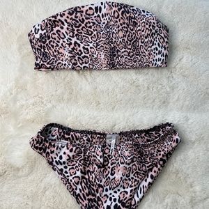 Fashion Nova Pink Leopard Bikini